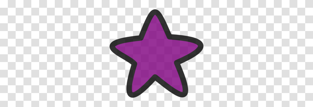 Purple Star For Starry Clip Art, Star Symbol Transparent Png