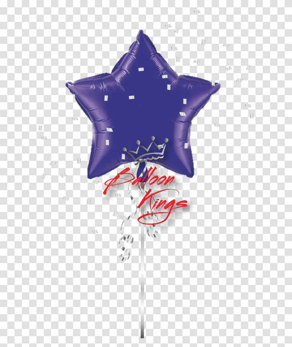 Purple Star Purple Star Umrah Mubarak Helium Balloons Transparent Png