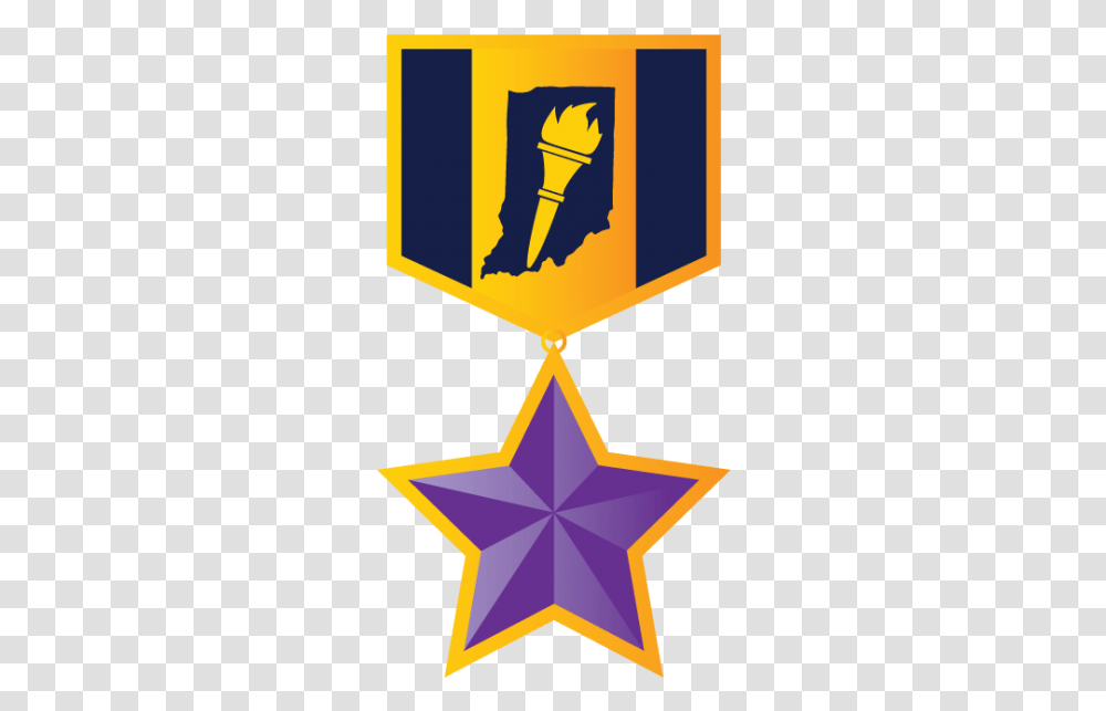 Purple Star School Designation Idoe Emblem, Symbol, Star Symbol, Poster, Advertisement Transparent Png