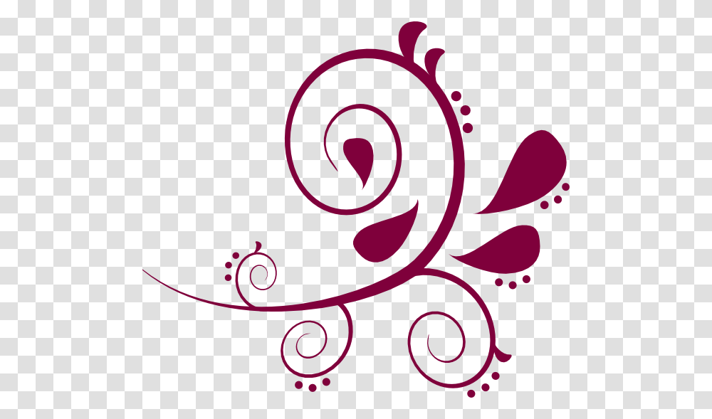 Purple Swirl Clip Art, Floral Design, Pattern Transparent Png