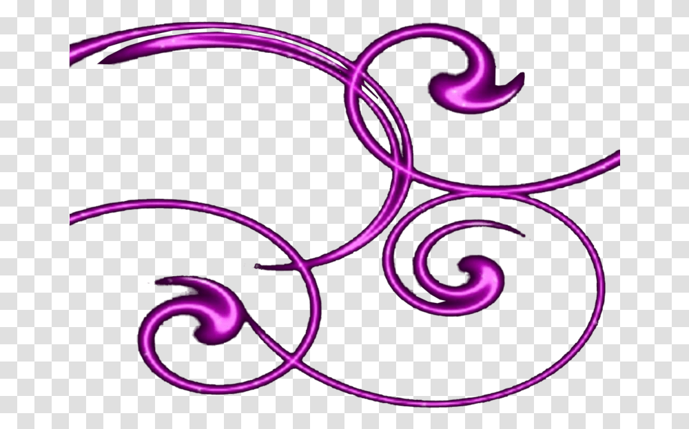 Purple Swirl Design, Neon, Light, Spiral, Coil Transparent Png