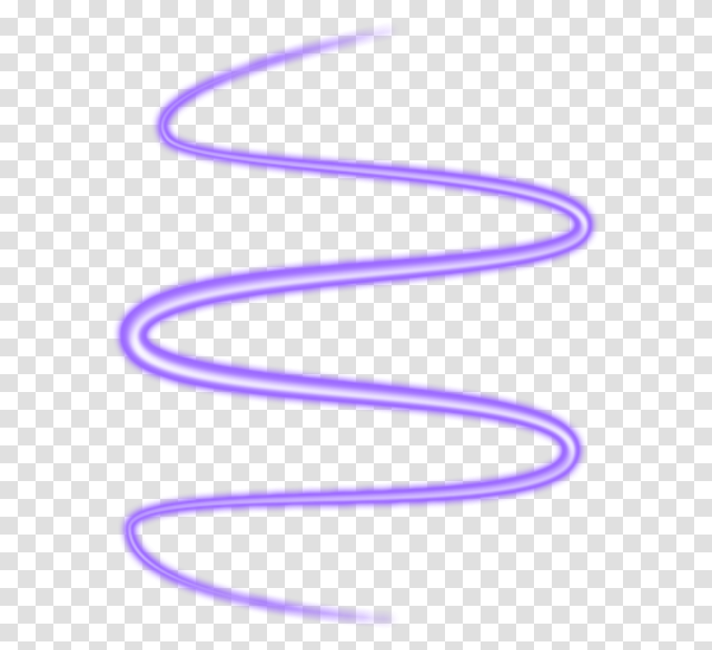 Purple Swirl Neon Glitter Freetoedit Neon Lines, Leash Transparent Png