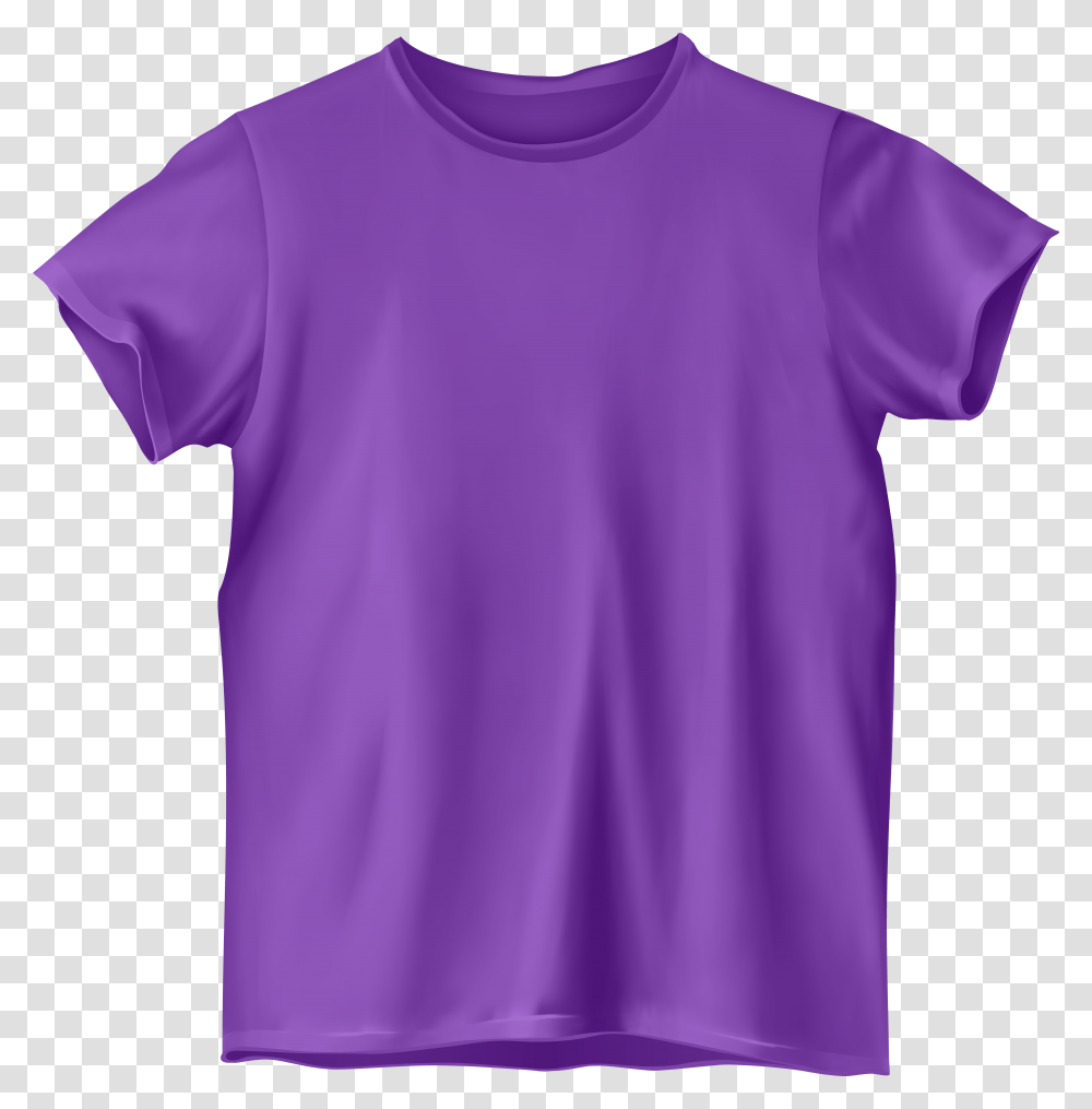 Purple T Shirt Clip Art Background Tshirt Clip Art, Apparel, T-Shirt, Sleeve Transparent Png