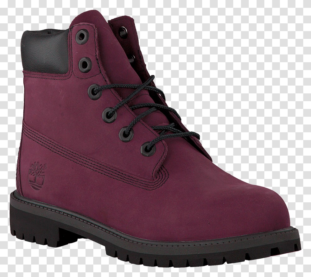 Purple Timberland Ankle Boots 6in Prm Wp Boot Kids Work Boots, Shoe, Footwear, Apparel Transparent Png