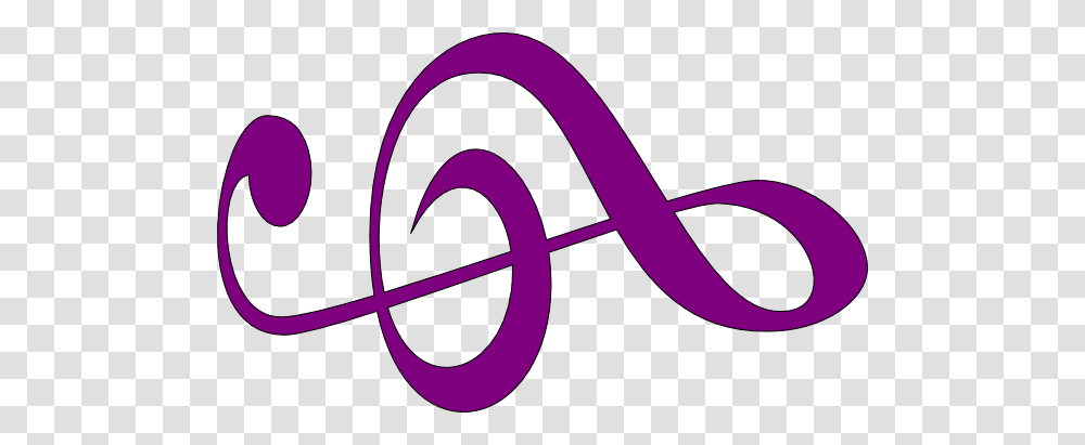 Purple Treble Clef Clip Art, Logo, Trademark, Scissors Transparent Png