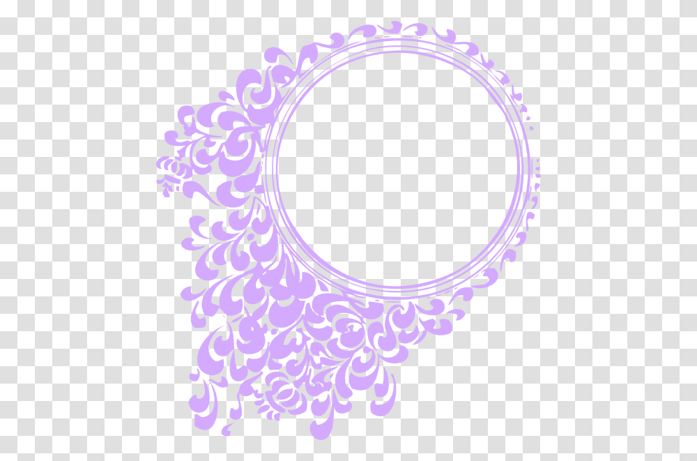 Purple Vintage Clip Art Blue Circle Design Logo, Oval, Pattern, Floral Design Transparent Png