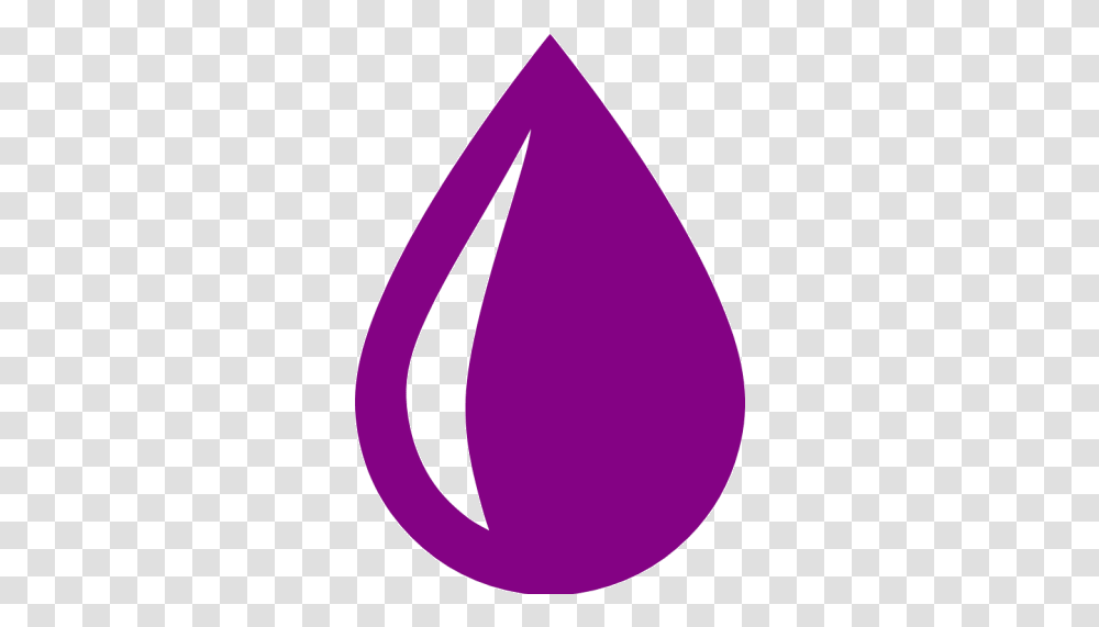 Purple Water Icon Purple Water Drop, Plant, Outdoors, Cone, Nature Transparent Png