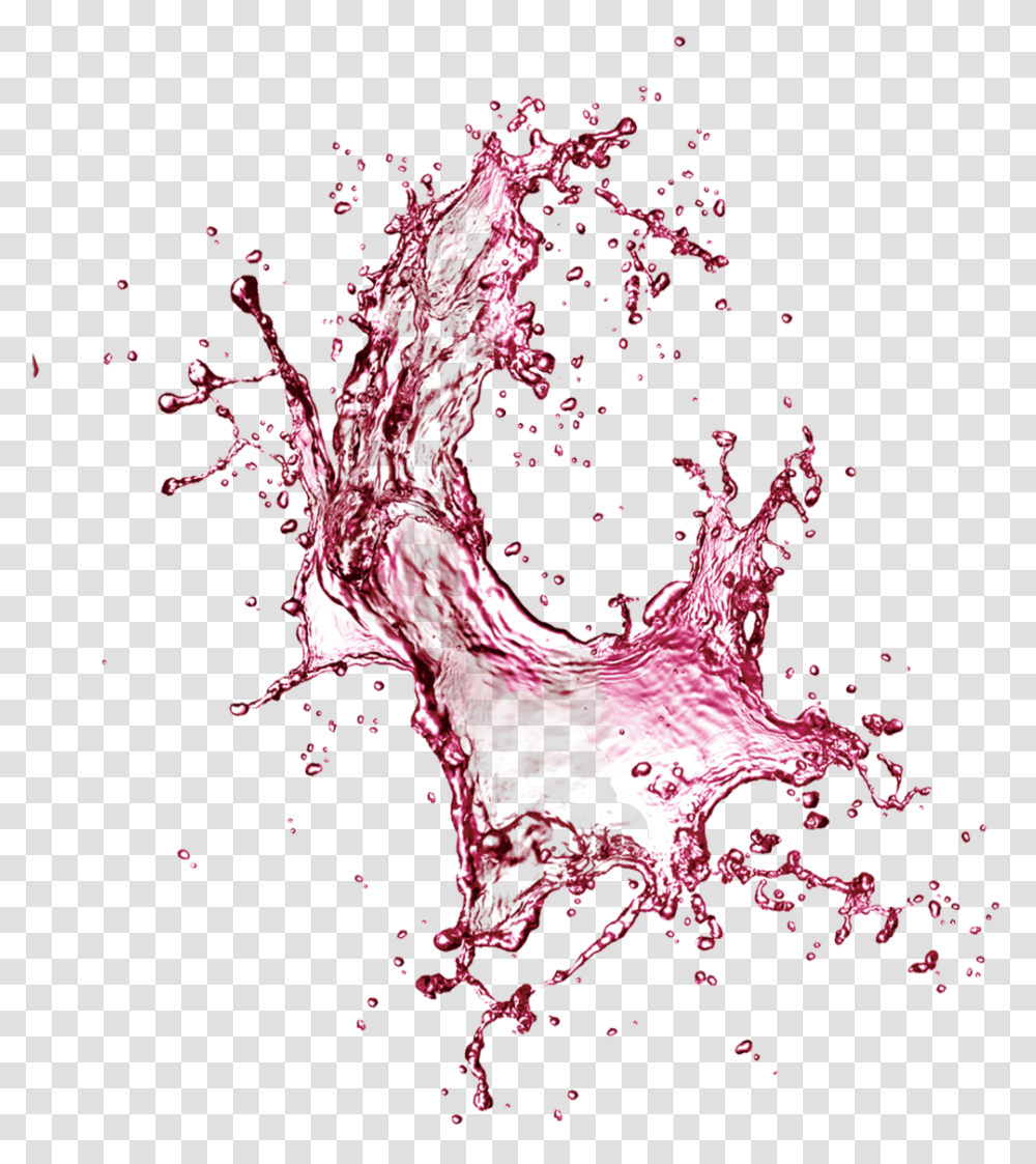 Purple Water Splash Effect Element Water Splash Color, Outdoors, Graphics, Art, Nature Transparent Png