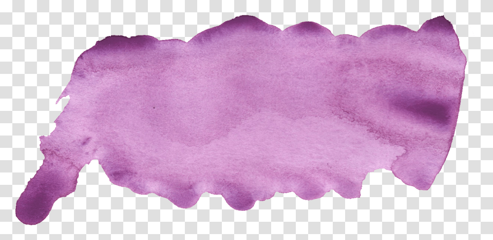 Purple Watercolor Brush Stroke Watercolor Paint Smear, Rug, Invertebrate, Animal, Plant Transparent Png