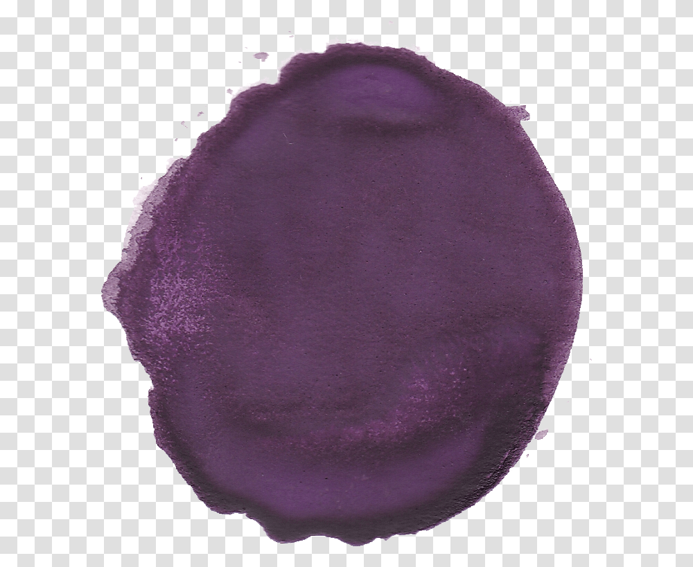 Purple Watercolor Circle, Plant, Petal, Flower, Blossom Transparent Png