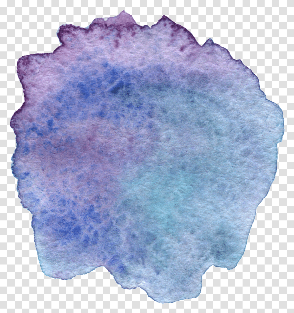 Purple Watercolor, Mineral, Crystal, Quartz, Stain Transparent Png