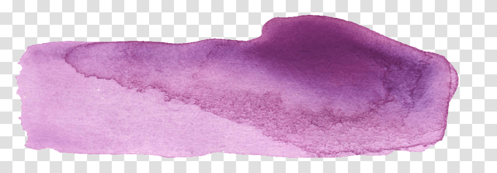 Purple Watercolour Brush Stroke, Rug, Foam, Rock Transparent Png
