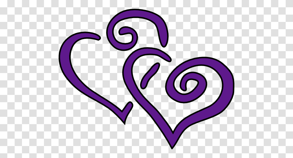 Purple Wedding Heart Clip Art, Label, Sticker Transparent Png