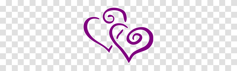 Purple Wedding Scroll Clipart, Spiral, Heart, Pattern Transparent Png