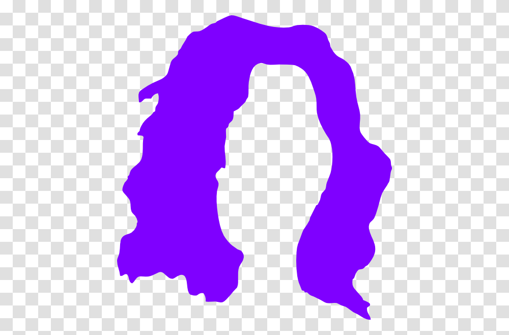 Purple Wig Clip Art, Person, Human, Footprint Transparent Png