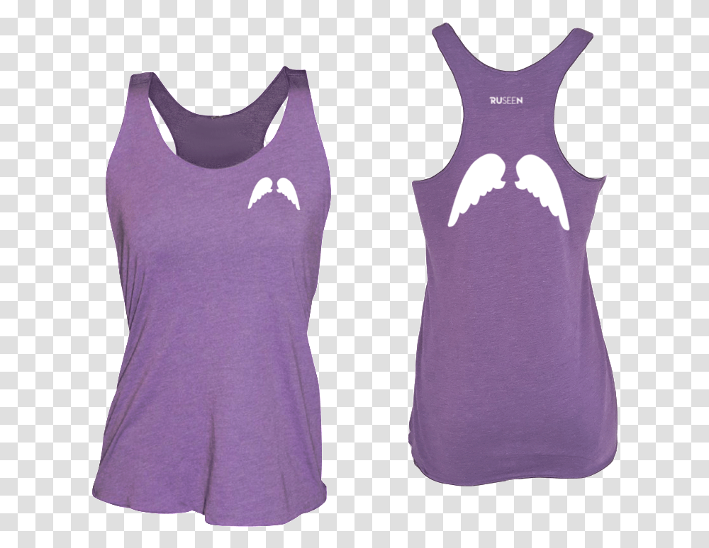 Purple Wings, Apparel, Tank Top Transparent Png