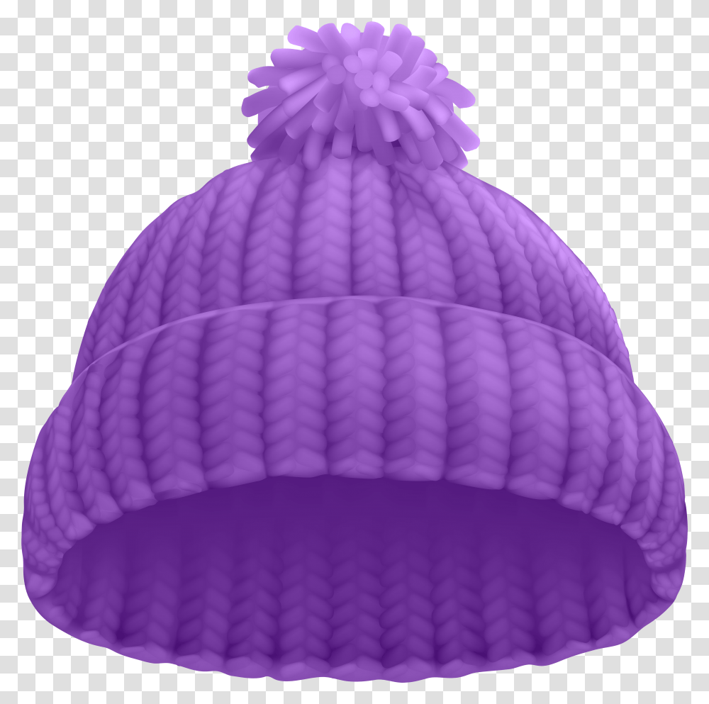 Purple Winter Hat Clip Art Image Winter Hat Clipart Transparent Png