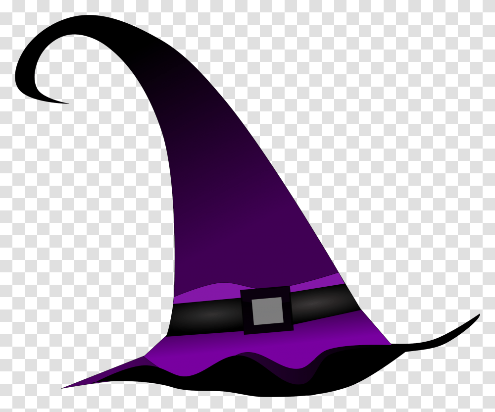 Purple Witch Hat Clip Art Royalty Free Halloween Hat Clipart, Clothing, Apparel, Hood, Party Hat Transparent Png