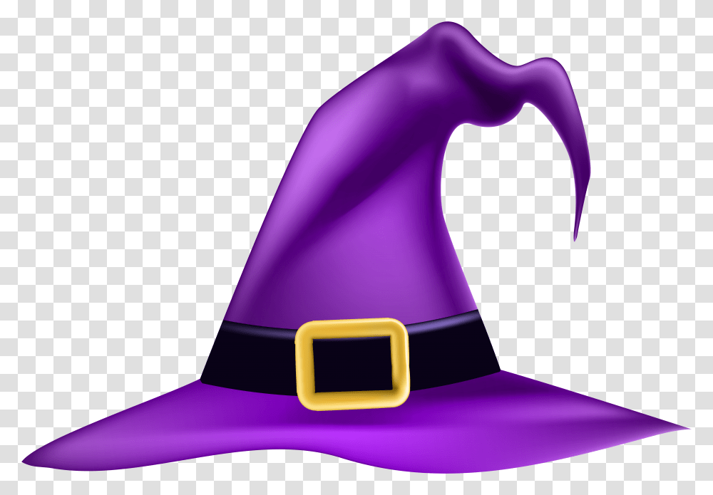 Purple Witch Hat, Apparel, Cowboy Hat Transparent Png