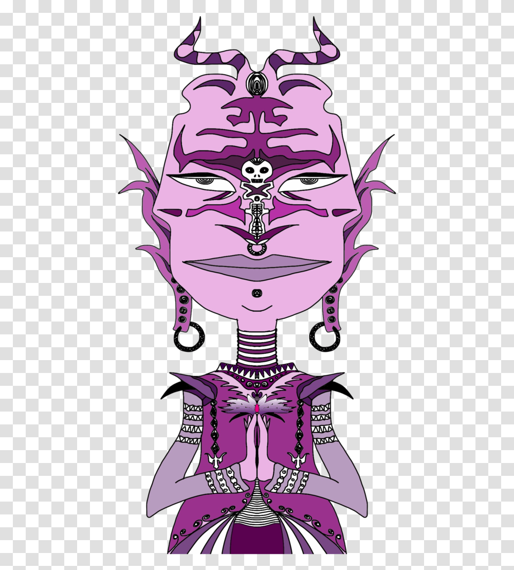 Purple Wizard Tttlogoless Illustration, Person, Human, Pirate, Graphics Transparent Png