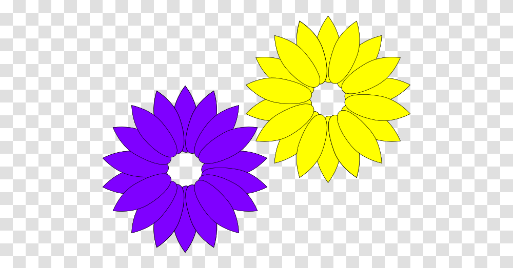 Purple Yellow Flowers Clip Arts For Web Clip Arts Free Yellow And Purple Flowers Clipart, Graphics, Petal, Plant, Daisy Transparent Png