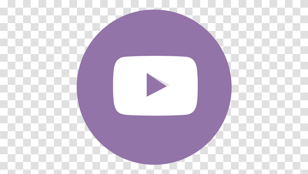 Purple Youtube Logo With Background, Sphere Transparent Png