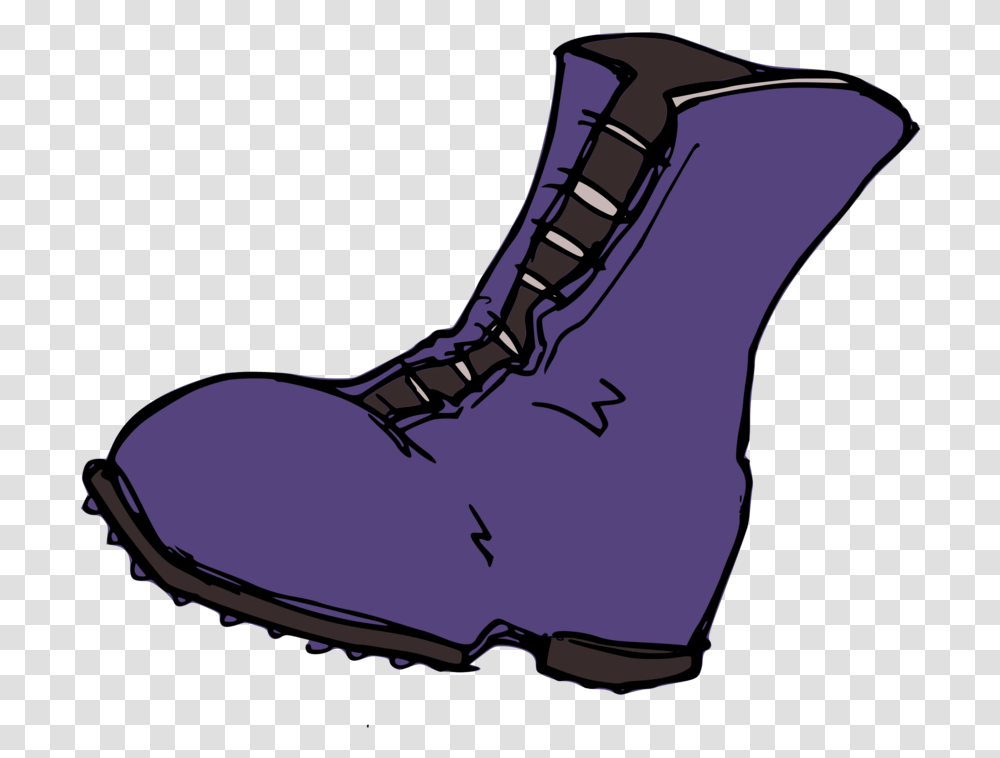 Purplebootwalking Shoe Boot Clipart Background, Apparel, Footwear, Cowboy Boot Transparent Png