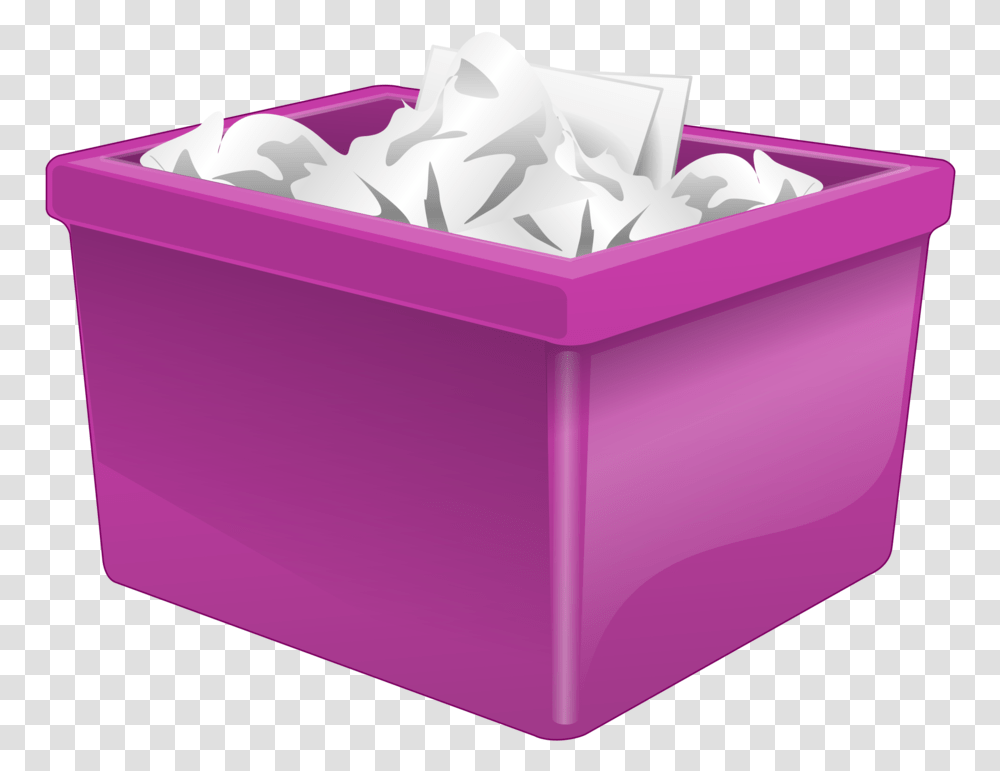 Purpleboxmagenta Recycle Bin, Paper, Towel, Paper Towel, Tissue Transparent Png