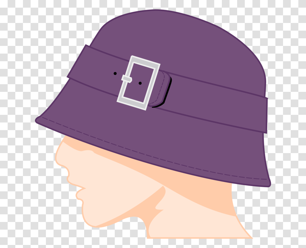 Purplecapviolet Cloche Hat, Helmet, Hardhat, Mailbox Transparent Png