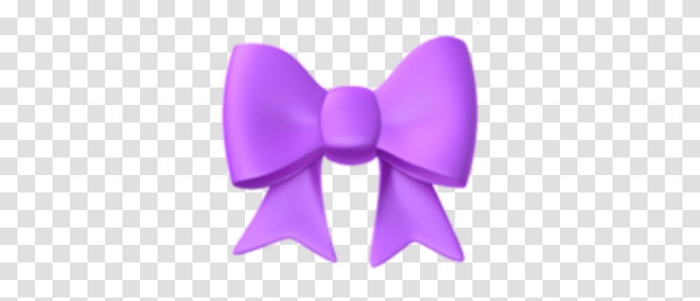 Purpleemojibow Bow Emoji, Tie, Accessories, Accessory, Necktie Transparent Png