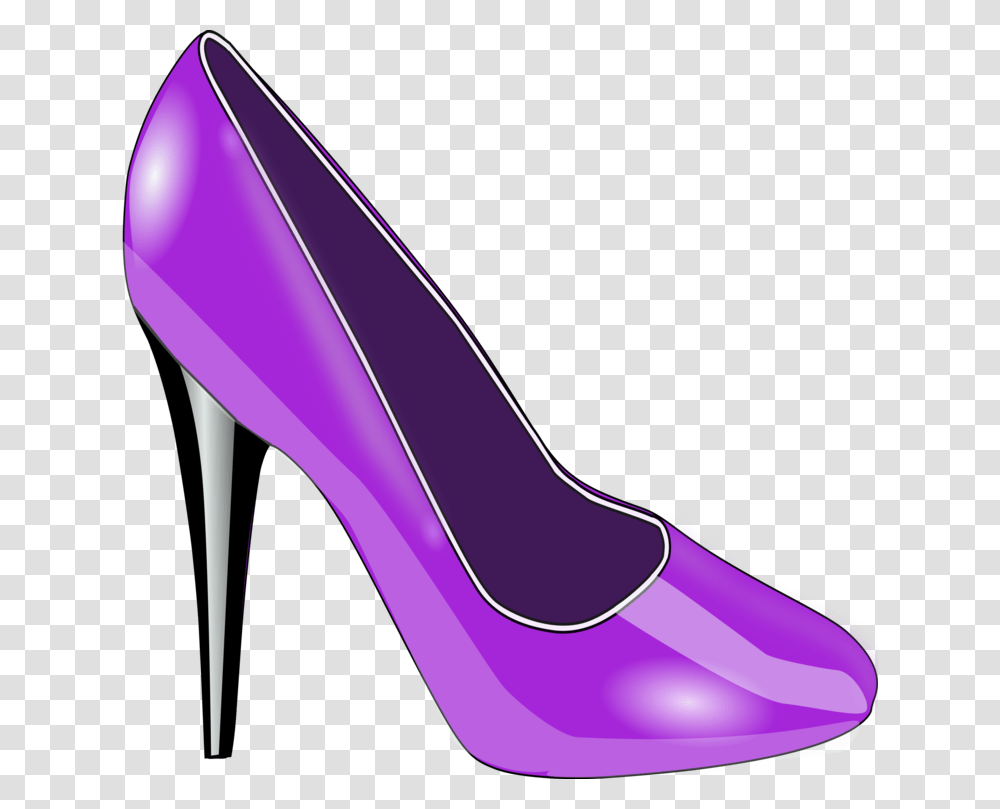 Purplehigh Heelsshoe Shoe Clip Art, Apparel, Footwear Transparent Png