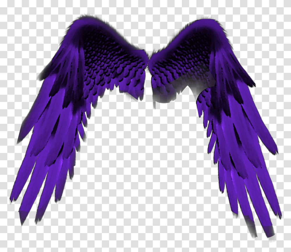 Purplewings Purple Wing Wings Purpleangelwings, Bird, Animal, Heart Transparent Png