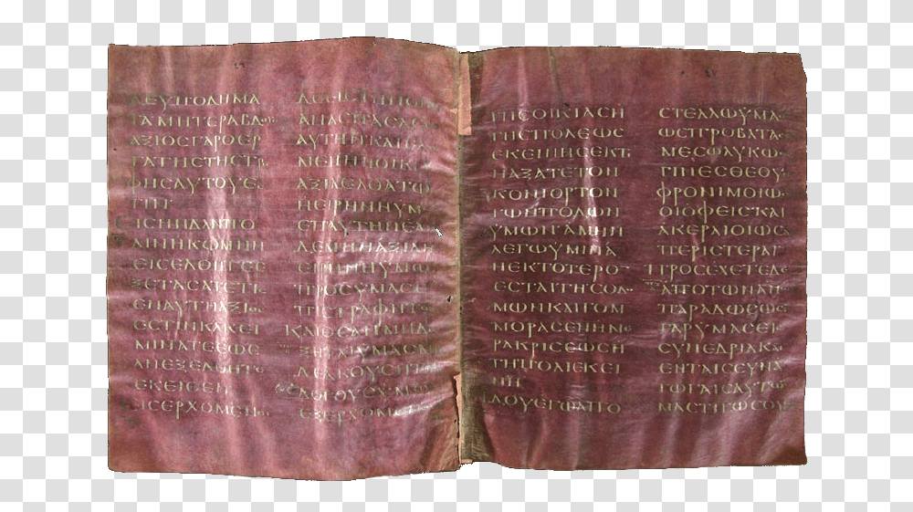 Purpurowy Kodeks, Book, Menu, Paper Transparent Png