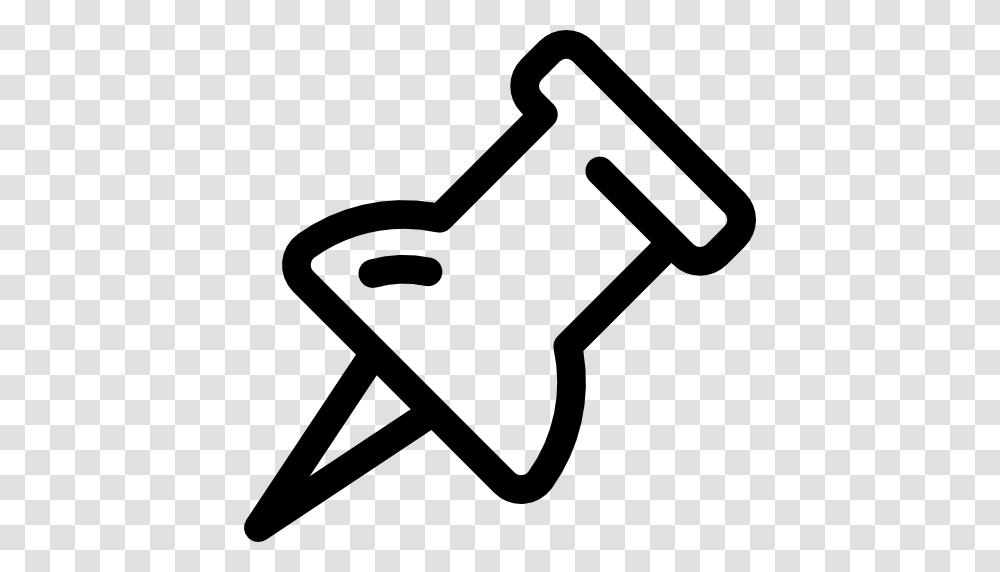 Push Pin, Shovel, Tool, Stencil Transparent Png