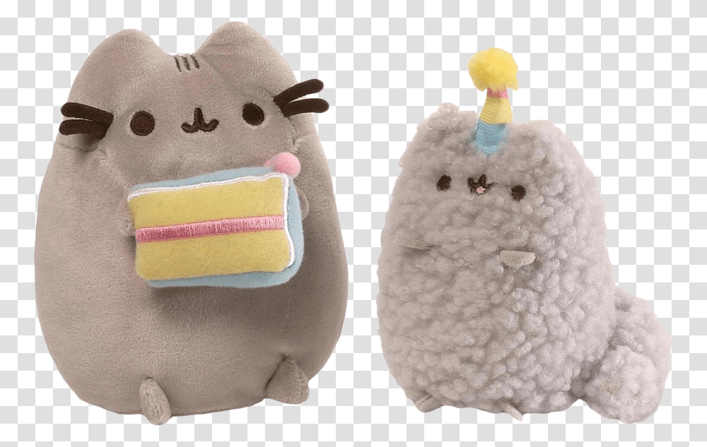 Pusheen And Stormy Plush, Toy, Snowman, Winter, Outdoors Transparent Png