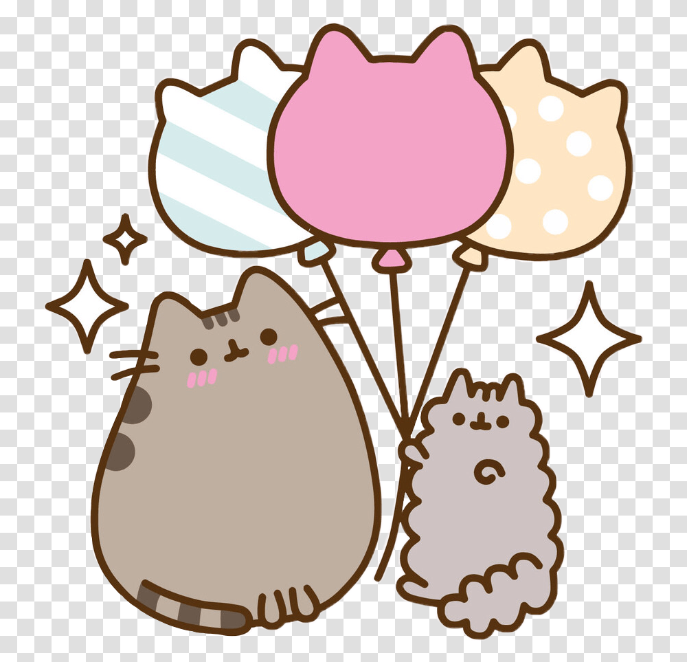 Pusheen And Stormy, Sweets, Food, Confectionery, Lamp Transparent Png