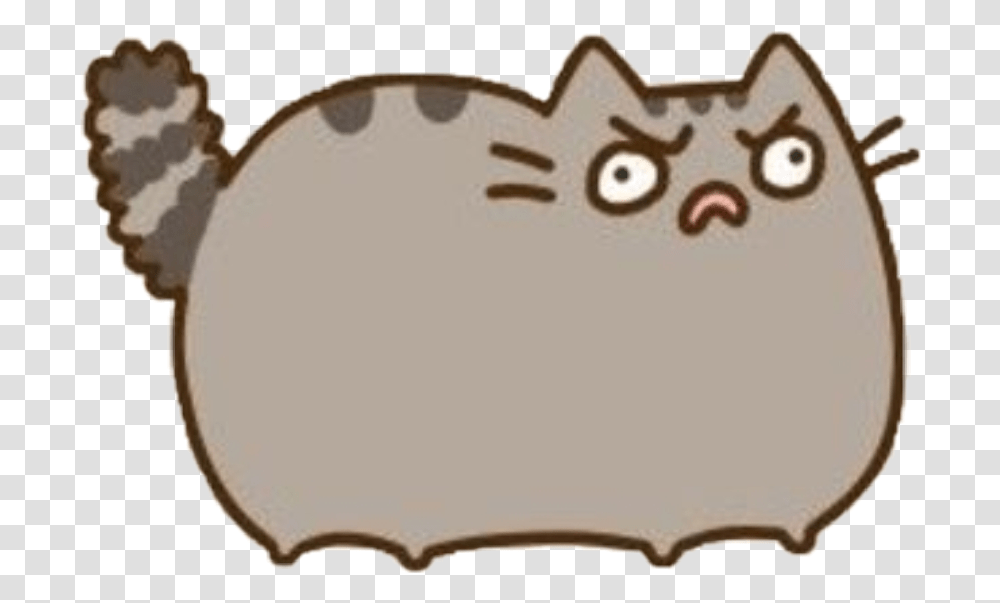 Pusheen Angry Sticker By Maylen Multifandom Pusheen Angry, Birthday Cake, Dessert, Food, Label Transparent Png