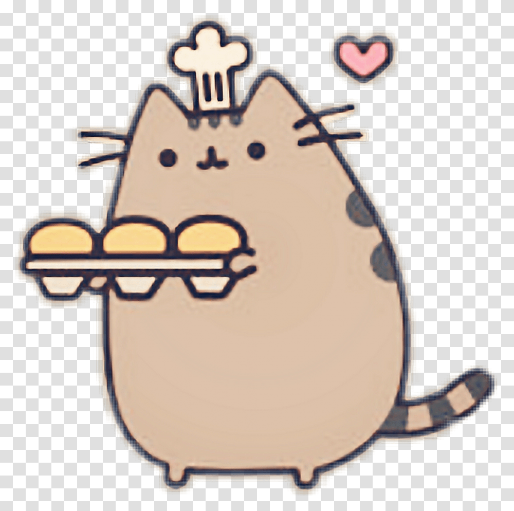 Pusheen Cat Cook Download Fat Cat Coloring Pages, Birthday Cake, Food, Outdoors, Grain Transparent Png