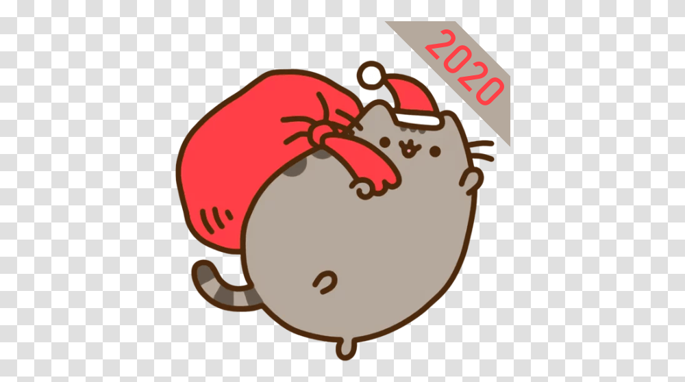 Pusheen Cat Cute Stickers Wastickerapps Google Play Pusheen Cat Christmas, Food, Animal, Plant, Sea Life Transparent Png