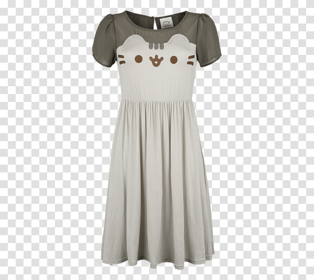 Pusheen Cat Dress Light Brown, Apparel, Female, Person Transparent Png