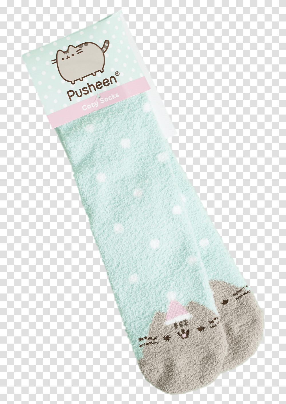 Pusheen Cat Sock, Shoe, Footwear, Apparel Transparent Png