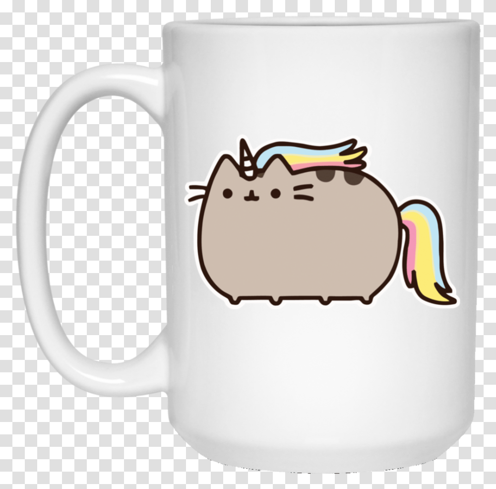 Pusheen Cat Unicorn Mug Gift, Coffee Cup, Soil, Stein, Jug Transparent Png