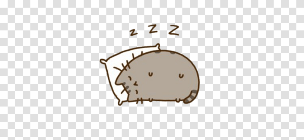 Pusheen Sleeping, Plant, Vegetation, Label Transparent Png