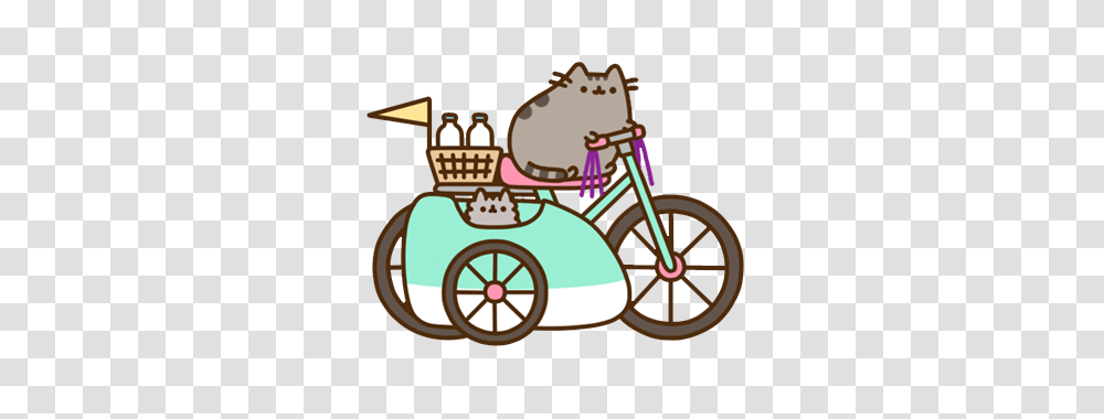 Pusheen Tumblr, Vehicle, Transportation, Bicycle, Bike Transparent Png