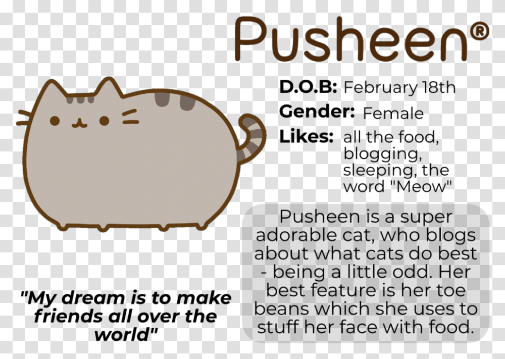 Pusheen - Imouto, Accessories, Glasses, Skin, Text Transparent Png