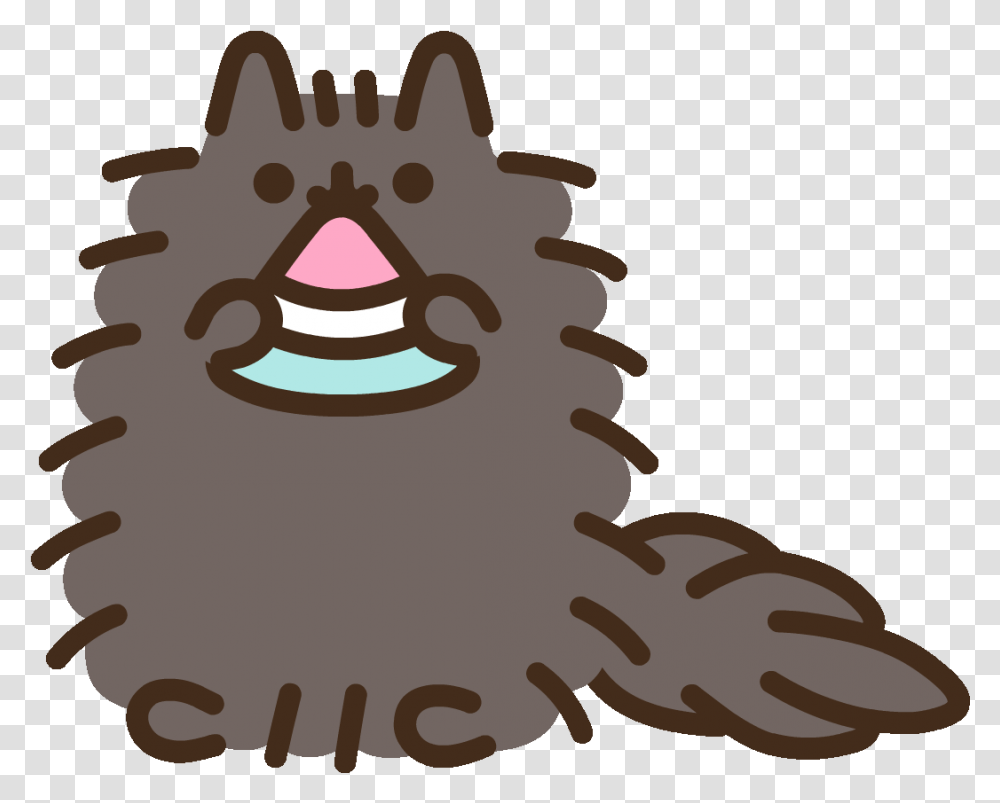 Pusheen Vector Sticker Pip Stormy And Pusheen, Food, Plant, Outdoors, Dessert Transparent Png