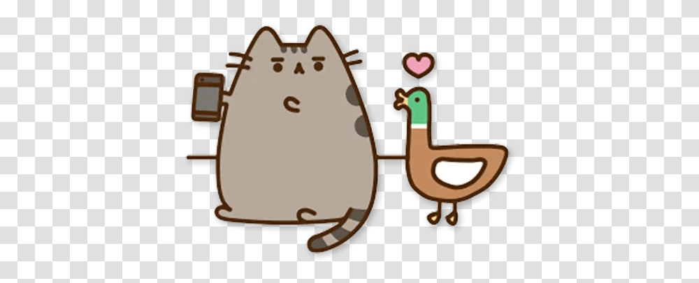 Pusheen Whatsapp Stickers Stickers Cloud Pusheen Cat, Animal, Text, Scissors, Bird Transparent Png