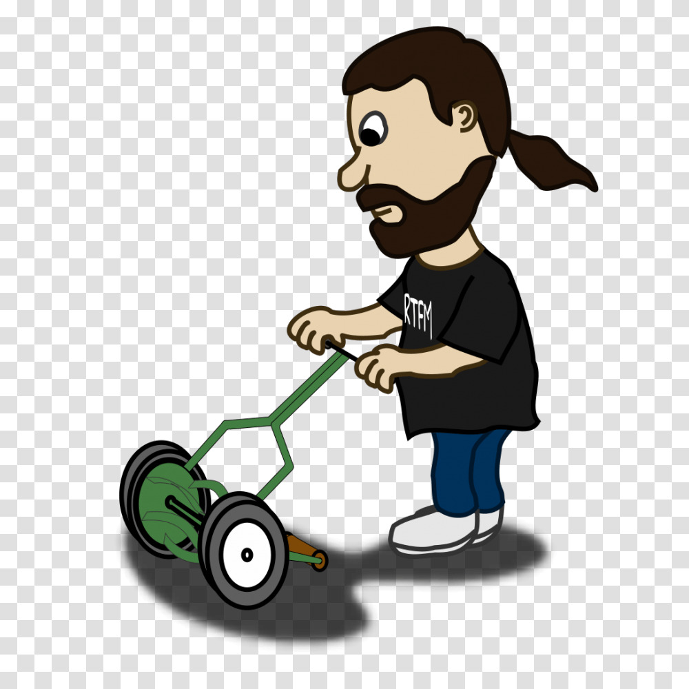 Pushing Lawn Mower Svg Clip Art Stone Clipart, Tool, Person, Human Transparent Png
