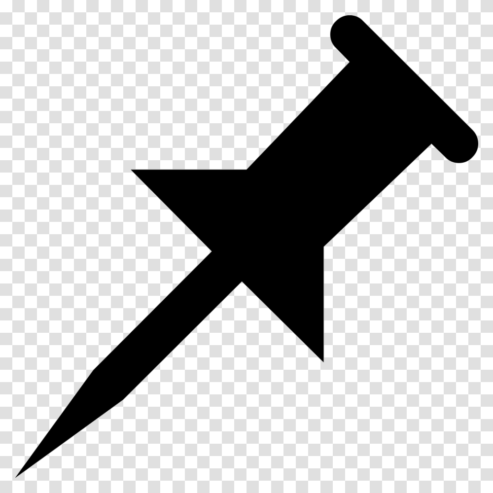Pushpin Airplane, Axe, Tool Transparent Png