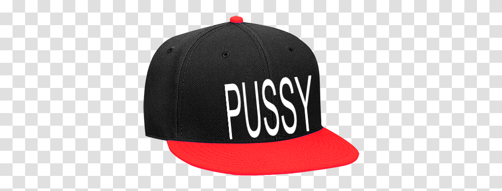 Pussy Snapback Flat Bill Hat Top Cock Hat, Clothing, Apparel, Baseball Cap Transparent Png